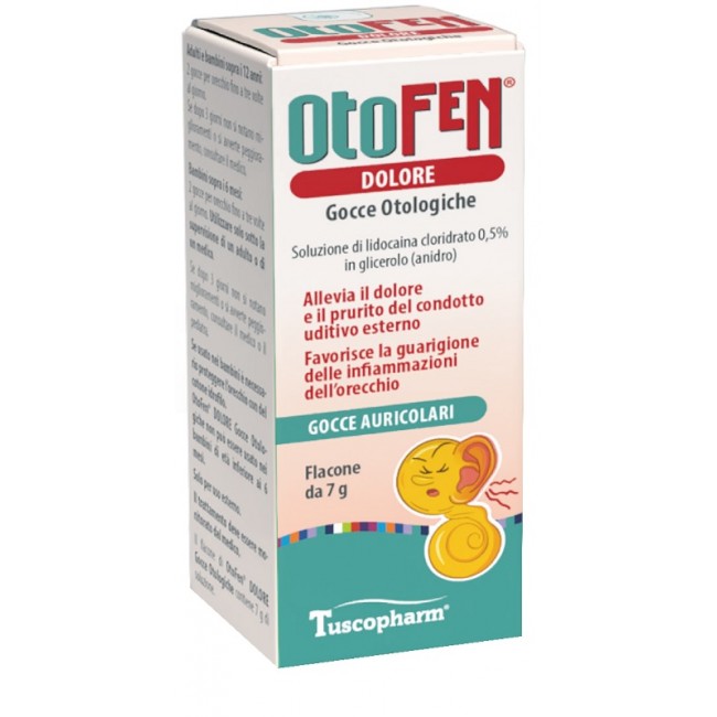 Tuscopharm Gocce Otologiche Otofen Dolore 7 G