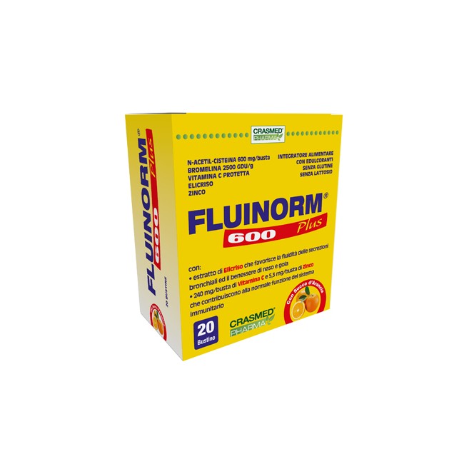Crasmed Pharma Fluinorm 600 Plus 20 Bustine
