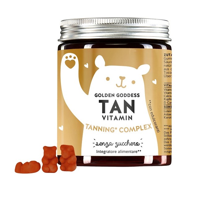 Bears With Benefits Golden Goddess Tan Vitamin 45 Caramelle Gommose