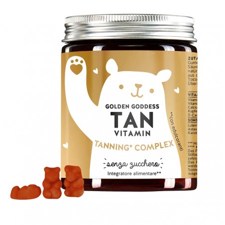 Bears With Benefits Golden Goddess Tan Vitamin 45 Caramelle Gommose