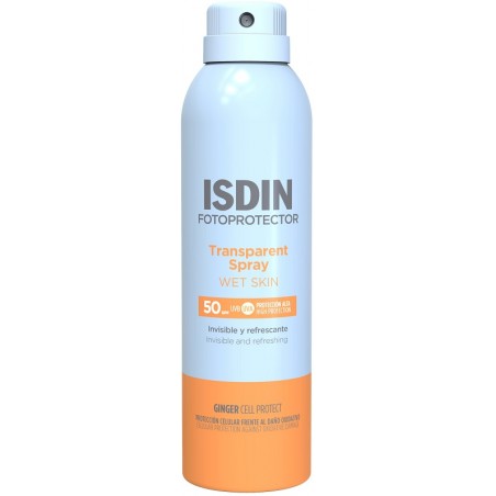 Isdin Transparent Spray Wet Skin Spf50 250 Ml