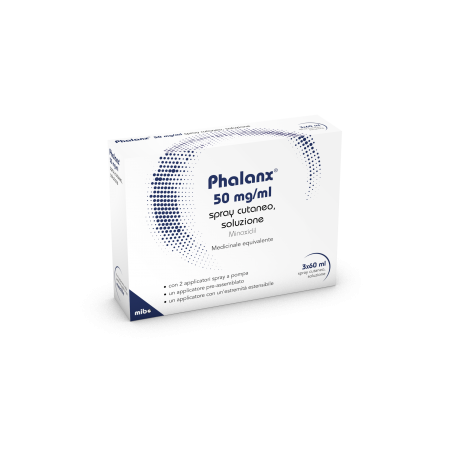 Mibe Pharma Phalanx 50 Mg/ml Spray Cutaneo, Soluzione Minoxidilmedicinale Equivalente