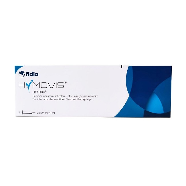 Fidia Farmaceutici Siringa Intra-articolare Preriempita Hymovis Hyadd4 Esadecillamide Acido Ialuronico 24mg/3ml 2 Pezzi Da 3 Ml 