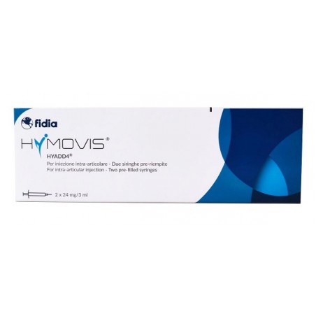 Fidia Farmaceutici Siringa Intra-articolare Preriempita Hymovis Hyadd4 Esadecillamide Acido Ialuronico 24mg/3ml 2 Pezzi Da 3 Ml