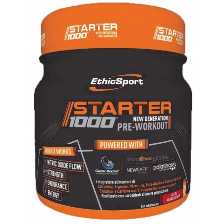 Ethicsport Starter 1000 New Generation Pre Workout Gusto Arancia Rossa 400 G