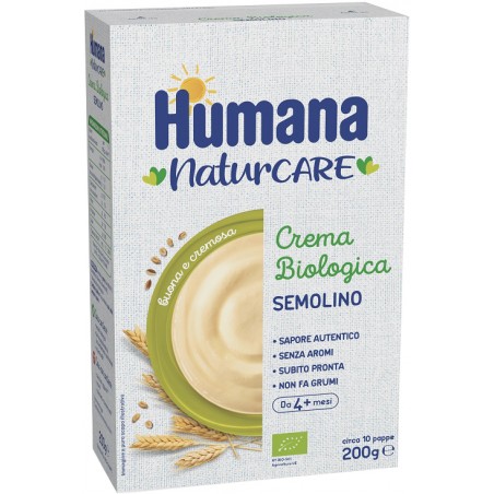 Humana Crema Biologica Semolino 200 G