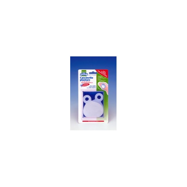 Ciccarelli Cuscinetto Plantare Realizzato In Gel Di Silicone Bianco Semitrasparente Sagomato Per Ammortizzare E Proteggere Press