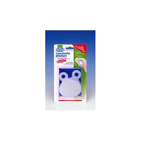Ciccarelli Cuscinetto Plantare Realizzato In Gel Di Silicone Bianco Semitrasparente Sagomato Per Ammortizzare E Proteggere Press