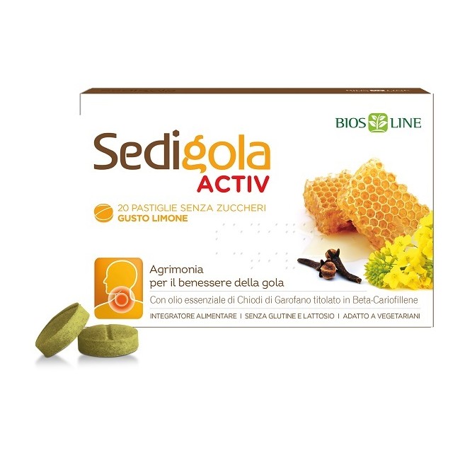 Bios Line Sedigola Apix Activ Limone 20 Pastiglie Da 1,5 G