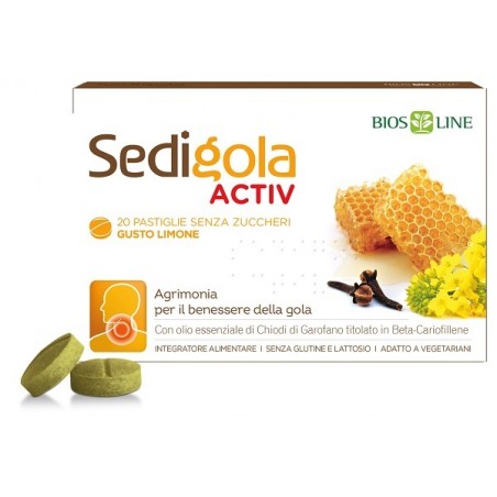 Bios Line Sedigola Apix Activ Limone 20 Pastiglie Da 1,5 G