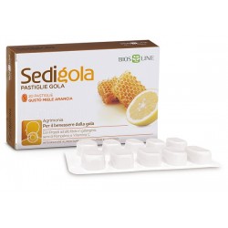 Bios Line Miele e Arancia Sedigola  20 Pastiglie Gola