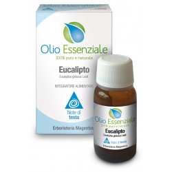 Erboristeria Magentina Eucalipto Olio Essenziale Puro 100% Naturale 10 ml Uso Alimentare