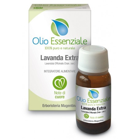 Erboristeria Magentina Lavanda Extra Olio Essenziale Puro 100% Naturale 10 ml Uso Alimentare Erboristeria Magentina Lavanda Extra Olio Essenziale Puro 100% Naturale 10 ml Uso Alimentare