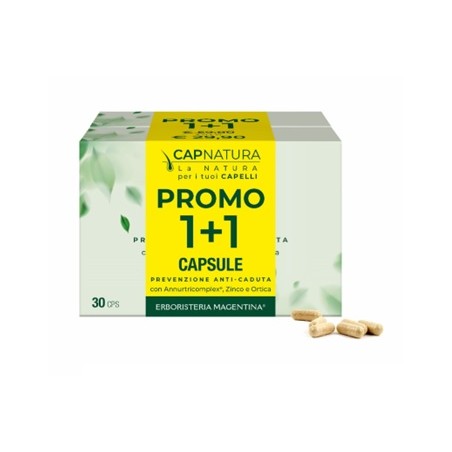 Erboristeria Magentina Capnatura Capsule 2 Confezioni da 30 Capsule Promo 1+1