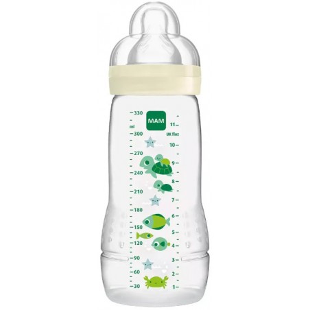 Mam Baby Mam Easy Active Biberon 4+ 330 Ml Tettarella 3 Neutro