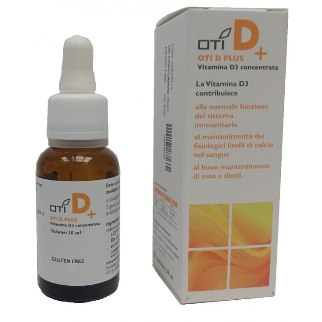 Oti Officine Terapie Innovative Oti D Plus Gocce 20 Ml
