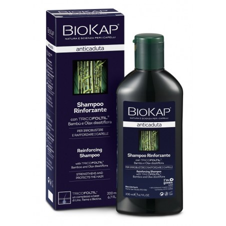 Biokap Shampoo Anticaduta Rinforzante con Tricobiotic 200 ml di Nature's