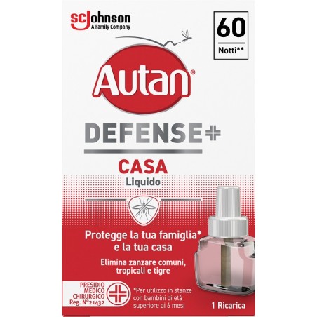 S. C. Johnson Autan Defense Liquido Elettrico Casa Ricarica 36 Ml