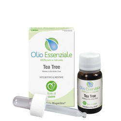 Erboristeria Magentina Tea Tree Olio Essenziale Puro 100% Naturale 10 ml Uso Alimentare