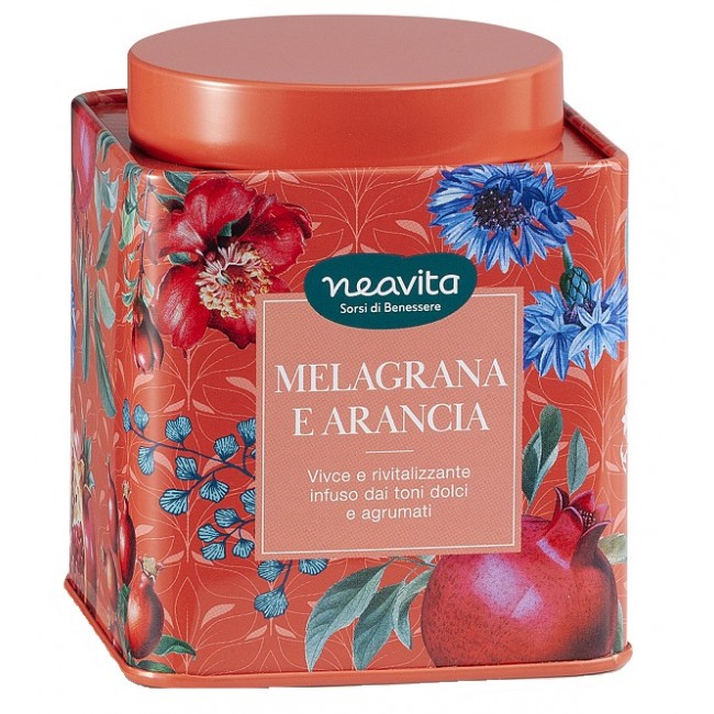 Neavita Caddy con Infuso alla Frutta Melagrana e Arancia 100 grammi Sfuso Linea Herbarium
