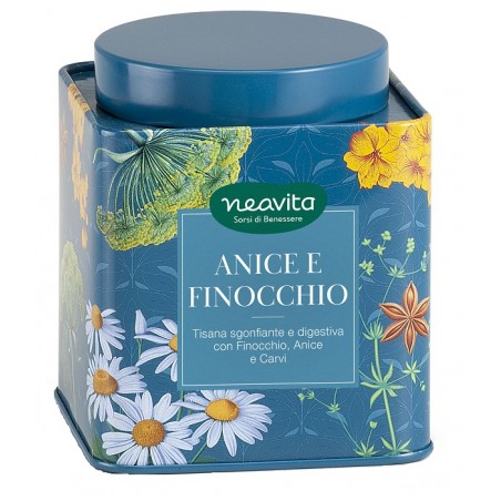 Neavita Caddy con Tisana Digestiva Anice e Finocchio 60 grammi Linea Herbarium Neavita Caddy con Tisana Digestiva Anice e Finocchio 60 grammi Linea Herbarium