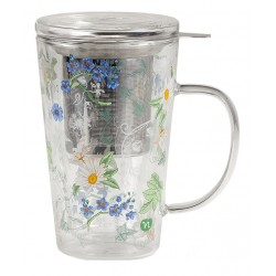 Neavita Herbarium Infusiera in Vetro con Doppia Muro 300 ml