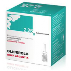 Glicerolo Prima Infanzia 6 Microclismi Nova Argentia