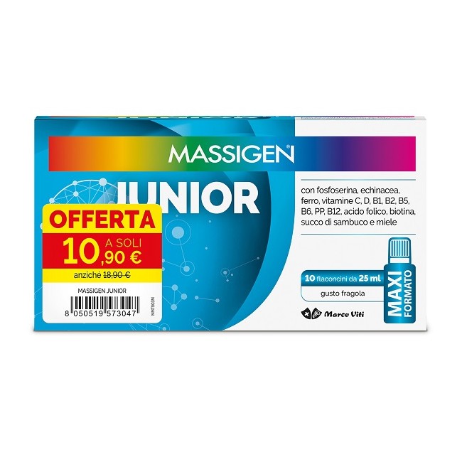 Marco Viti Massigen Junior 10 Flaconcini Da 25 Ml 10,90 E