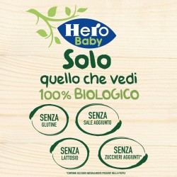 Fater Hero Solo Omogeneizzato Zucchine Lenticchie Tacchino 100% Bio 190g