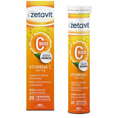 Zeta Farmaceutici Zetavit C1000 20 Compresse Effervescenti