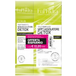 Euphidra Abbinata Shampoo Seboregolatore + Scrub Detox Capelli Offerta Speciale