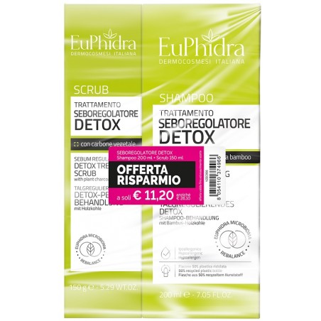 Zeta Farmaceutici Abbinata Shampoo Seboregolatore+scrub Detox Capelli