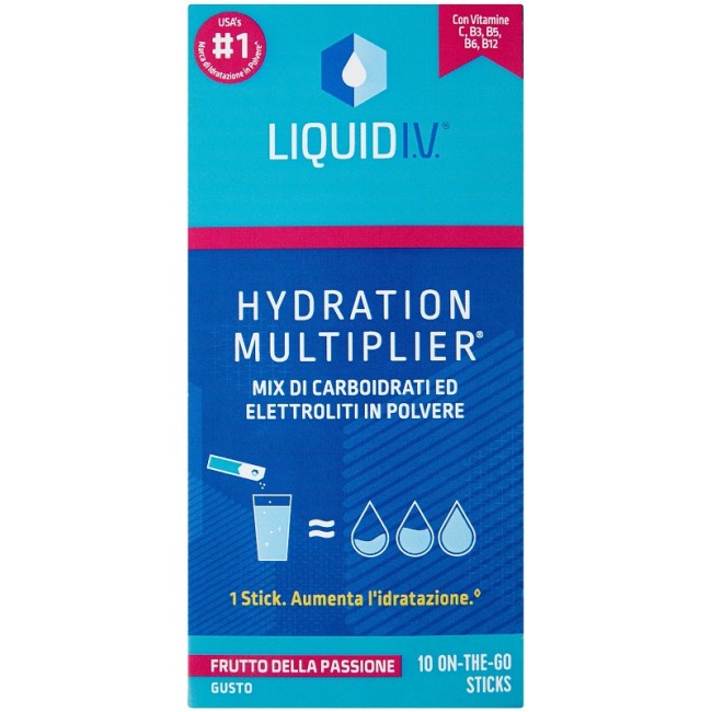 Equilibra Liquid Iv Hydration Multiplier Frutto Della Passione 10 Stick