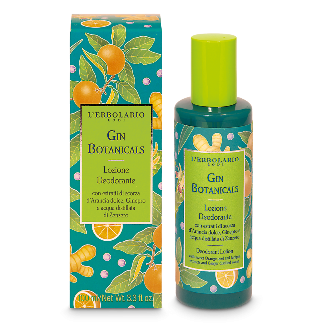 L'Erbolario Lozione Deodorante Spray Unisex Gin Botanicals 100 ml Novità 2025