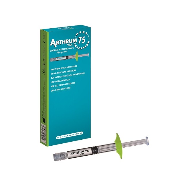 Lca Pharmaceutical Siringa Intra-articolare Arthrum Visc 75 Mono Injection Acido Ialuronico 3 Ml