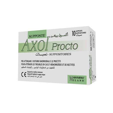 Mar-farma Axol Procto 10 Supposte X 2 G