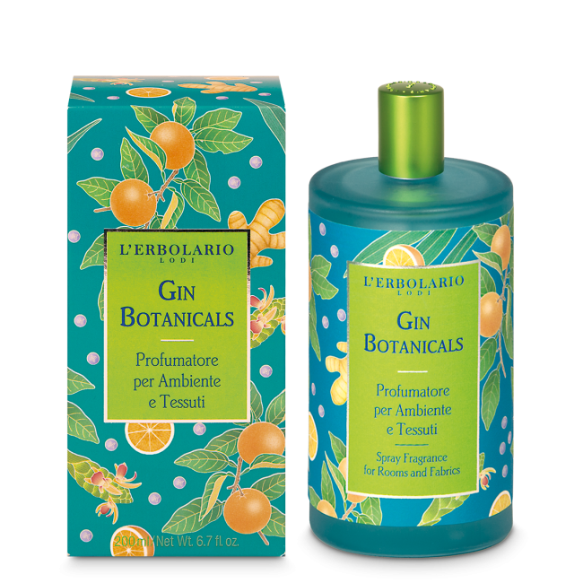 L'Erbolario Profumatore per Ambiente e Tessuti Gin Botanicals Edizione Limitata 200 ml