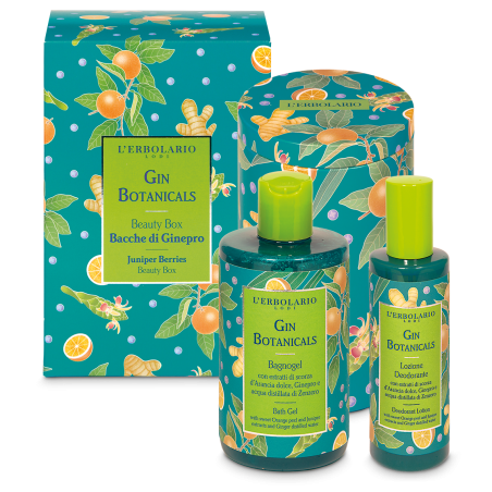 L'Erbolario Beauty Box Bacche di Ginepro Gin Botanicals con Bagnogel 300 ml e Deodorante 100 ml L'Erbolario Beauty Box Bacche di Ginepro Gin Botanicals con Bagnogel 300 ml e Deodorante 100 ml