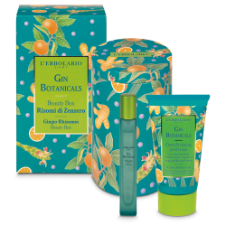 L'Erbolario Gin Botanicals Beauty Box Rizomi di Zenzero con Crema Corpo e Profumo in Formato da Viaggio