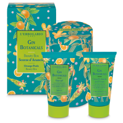 L'Erbolario Gin Botanicals Beauty Box Scorze D'Arancia con Crema Corpo e Bagnogel da 75 ml Edizione Limitata 2025