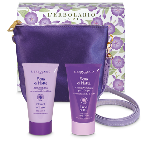 L'Erbolario Bella di Notte Beauty Pochette Piccole Meraviglie in Edizione Limitata con Bagnoschiuma e Crema Corpo L'Erbolario Bella di Notte Beauty Pochette Piccole Meraviglie in Edizione Limitata con Bagnoschiuma e Crema Corpo