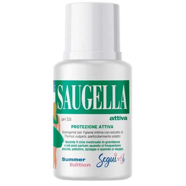 Meda Pharma Saugella Attiva Ph 3,5 Protezione Attiva Detergente Igiene Intima 100 Ml