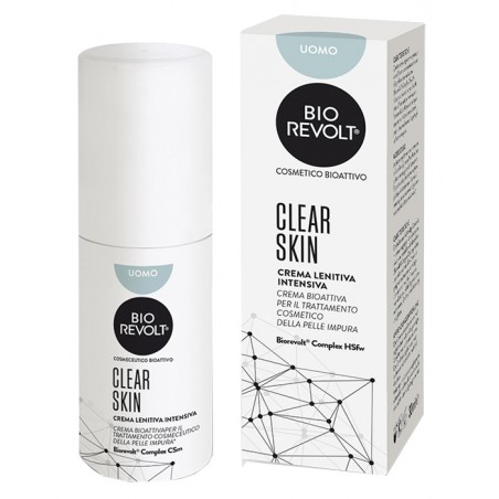 Enzymmanagement Ag Biorevolt Rx Clear Skin Uomo Crema Lenitiva Intensiva Bioattiva Per Pelle Impura 30 Ml