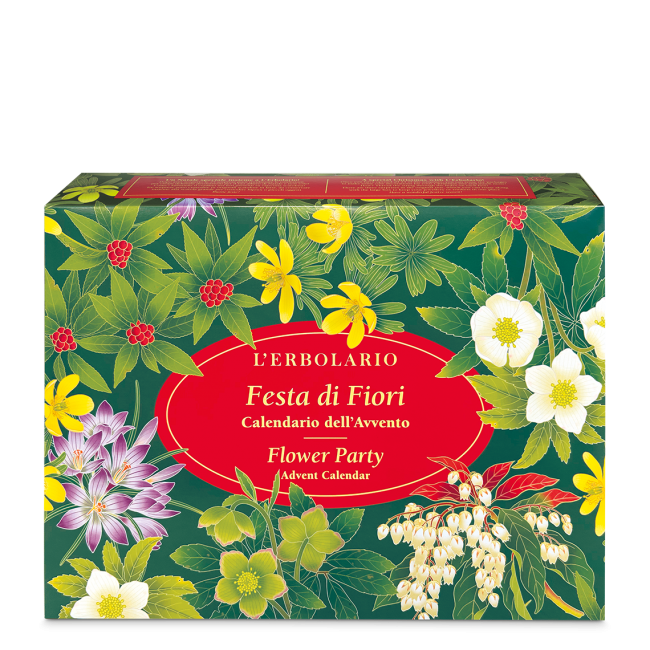 L'Erbolario Calendario dell'Avvento 2025 Festa di Fiori Edizione Limitata Scatola Esterna