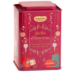 Neavita Square Tin Rosso di Natale con Infuso Stella D'Inverno 12 Filtri - Novità 2025