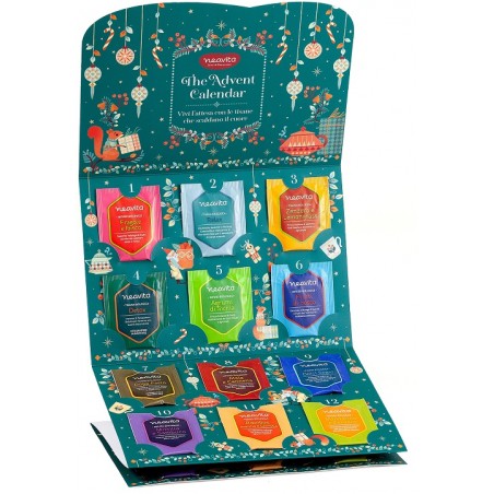 Neavita Calendario dell'Avvento 2025 con 24 Tisane Biologiche Assortite Neavita Calendario dell'Avvento 2025 con 24 Tisane Biologiche Assortite