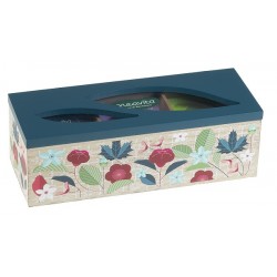Herbal Product Neavita Tisane Collection Cofanetto in Legno Rettangolare Azzurro con 15 Filtri Tisane Bio Assortite