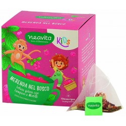 Neavita Kids Infuso Lampone e Mirtilli per Bambini 10 Filtri Merenda nel Bosco
