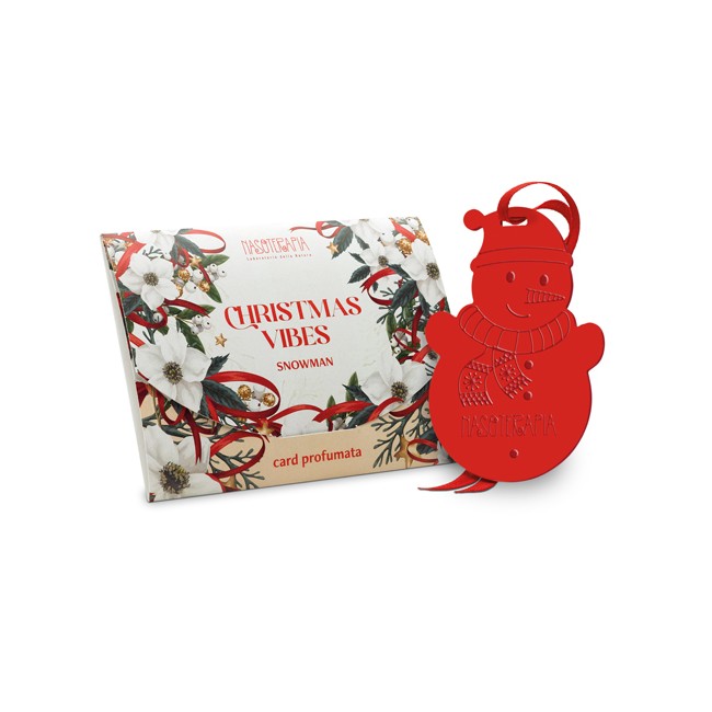 Herbal Products Nasoterapia Set Card Profumate Snowman 10 Pezzi