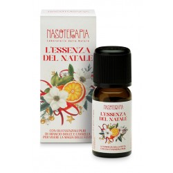 Nasoterapia L'Essenza del Natale Sinergia di Oli Essenziali di Arancio e Cannella 10 ml